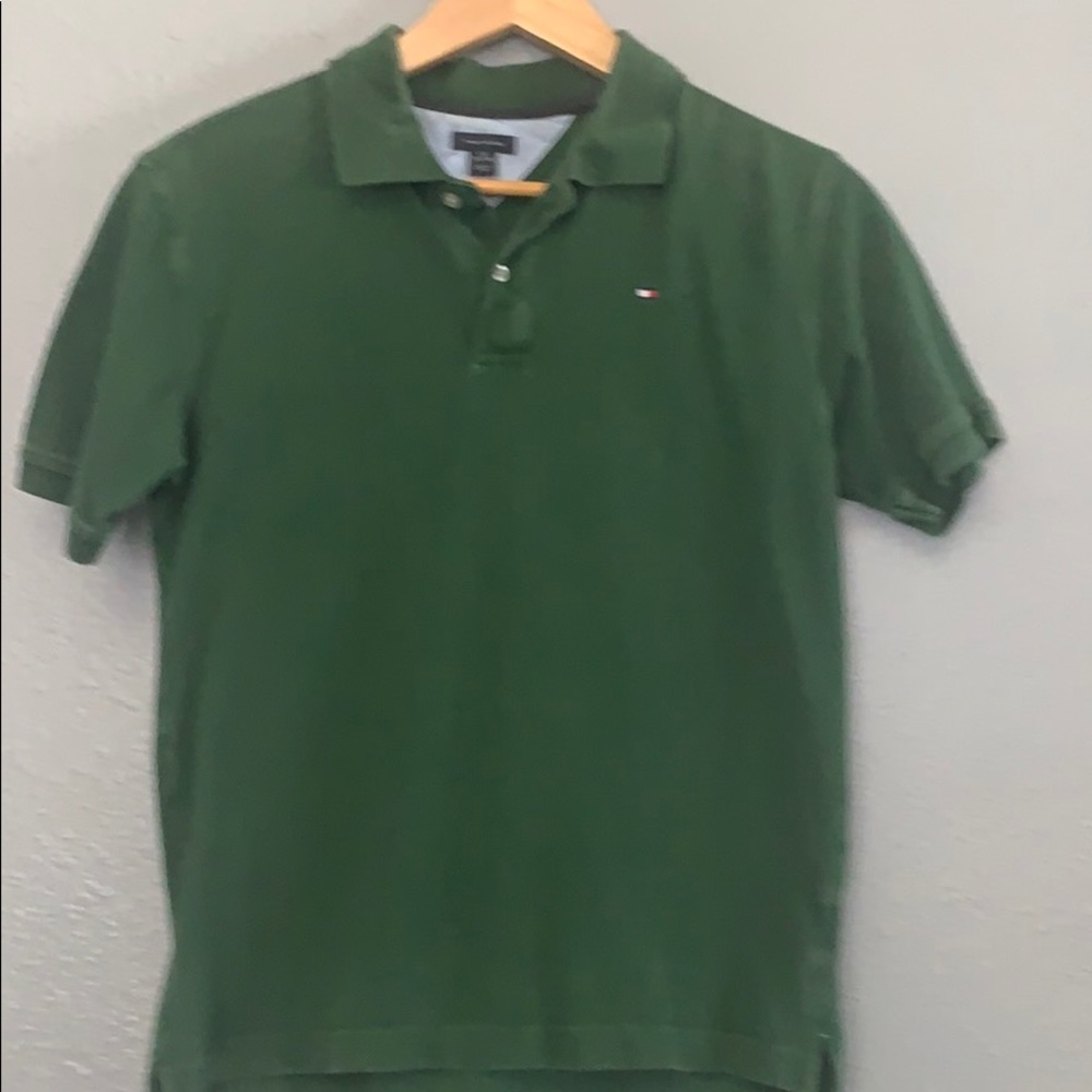 Green polo shirt 👕